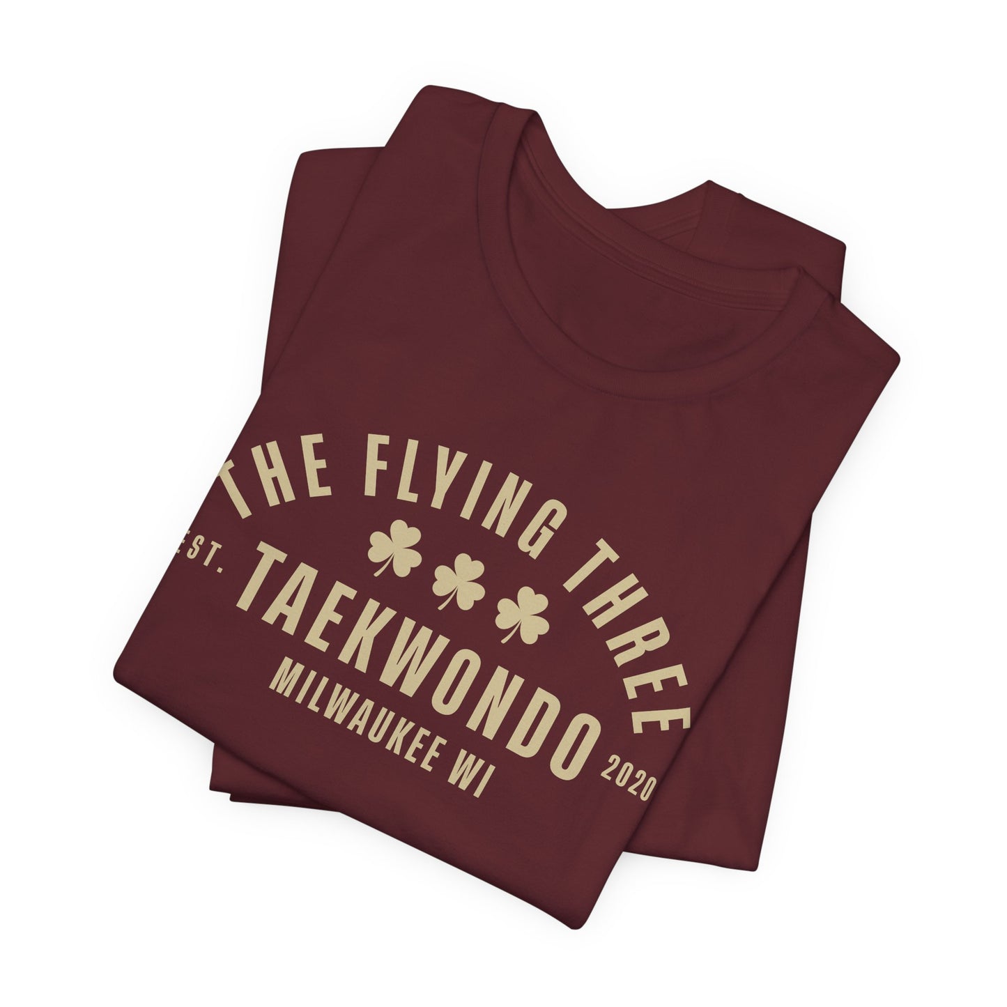 Taekwondo Club T‑Shirt — "The Flying Three" Milwaukee Martial Arts Tee