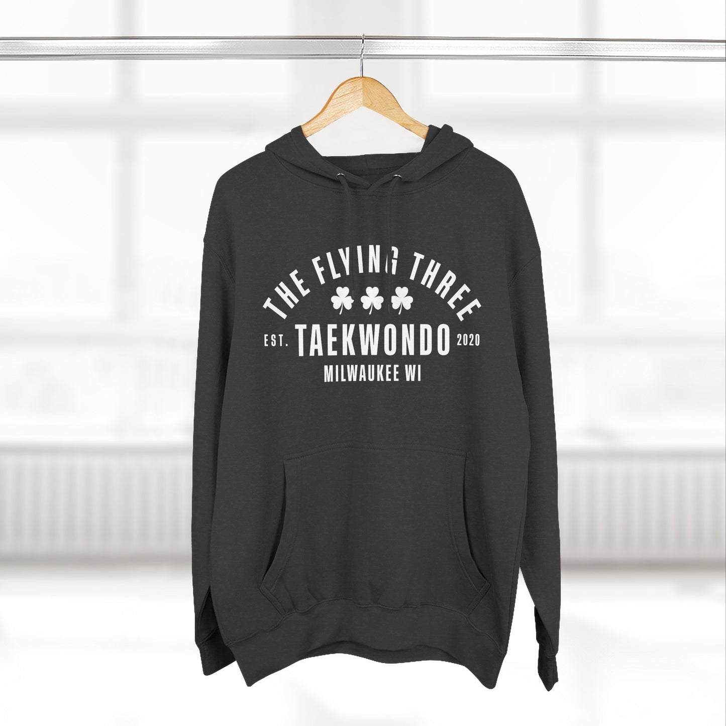 Taekwondo Club Hoodie — "The Flying Three" Milwaukee Fleece Hoodie