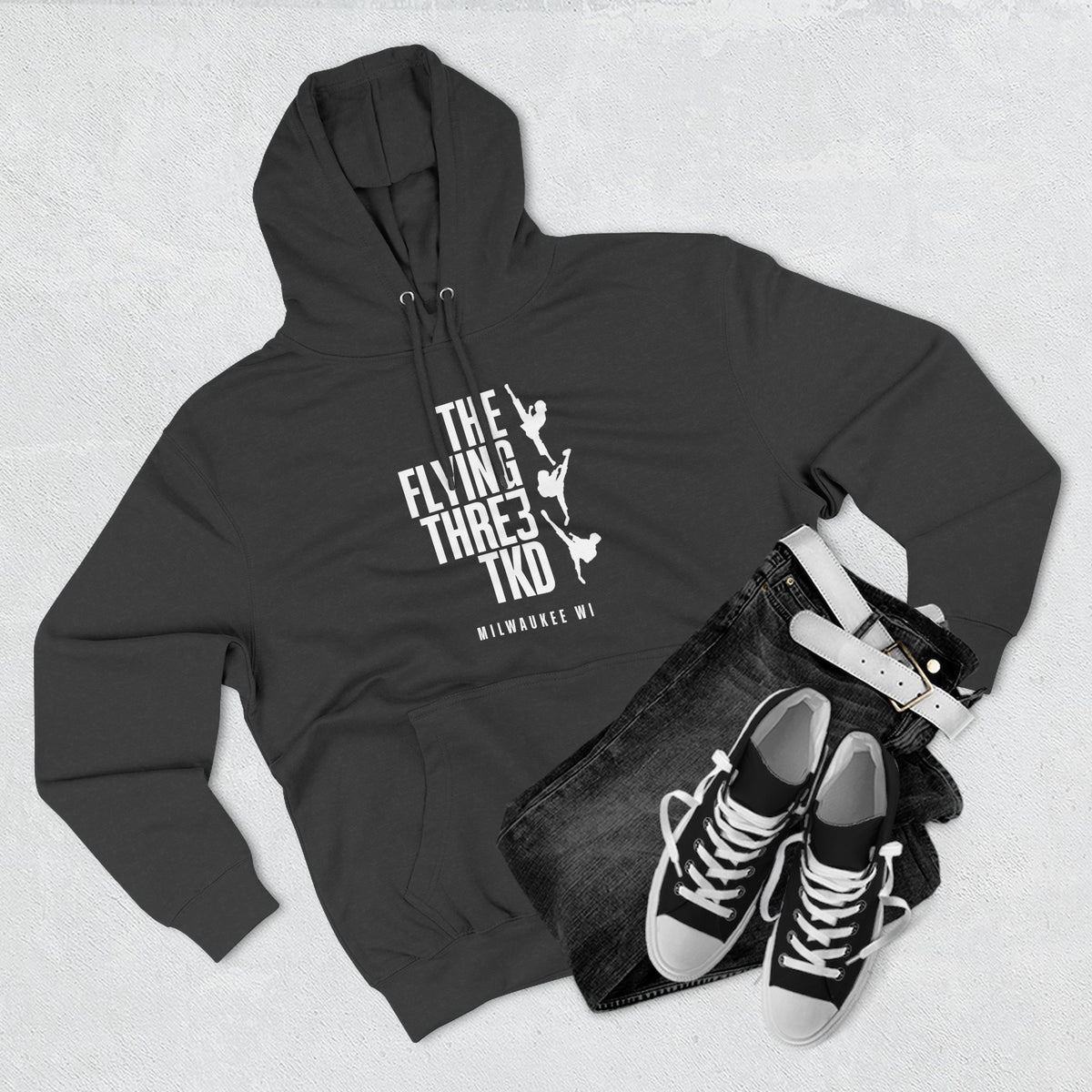 The Flying 3 Original Logo Hoodie