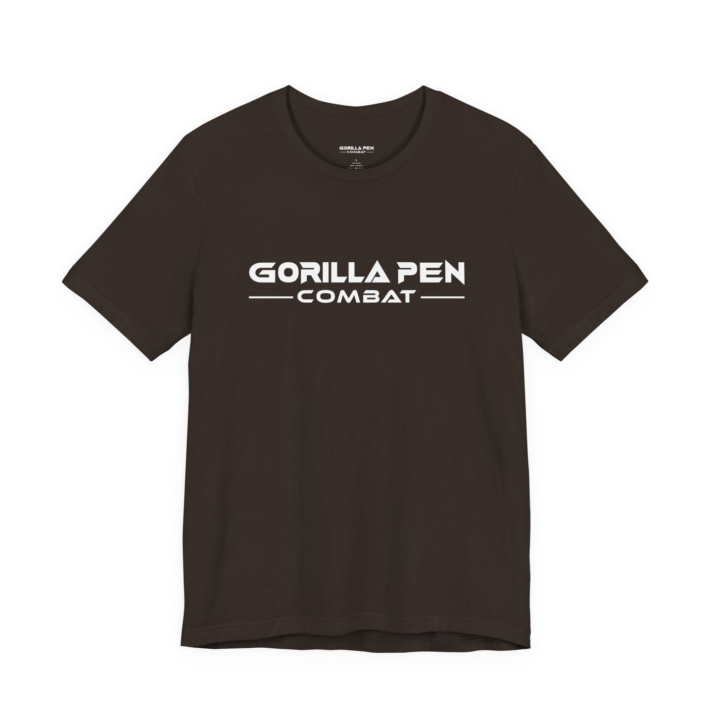 Gorilla Pen Combat Classic White Logo Tee