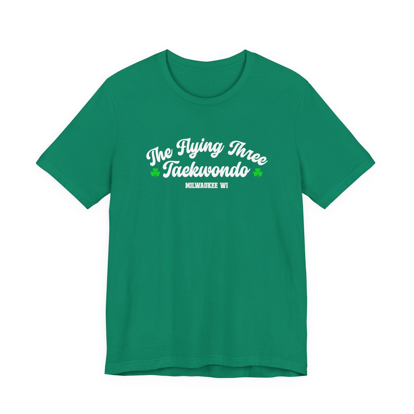 The Flying Three Taekwondo Tee Alternate Irish Logo