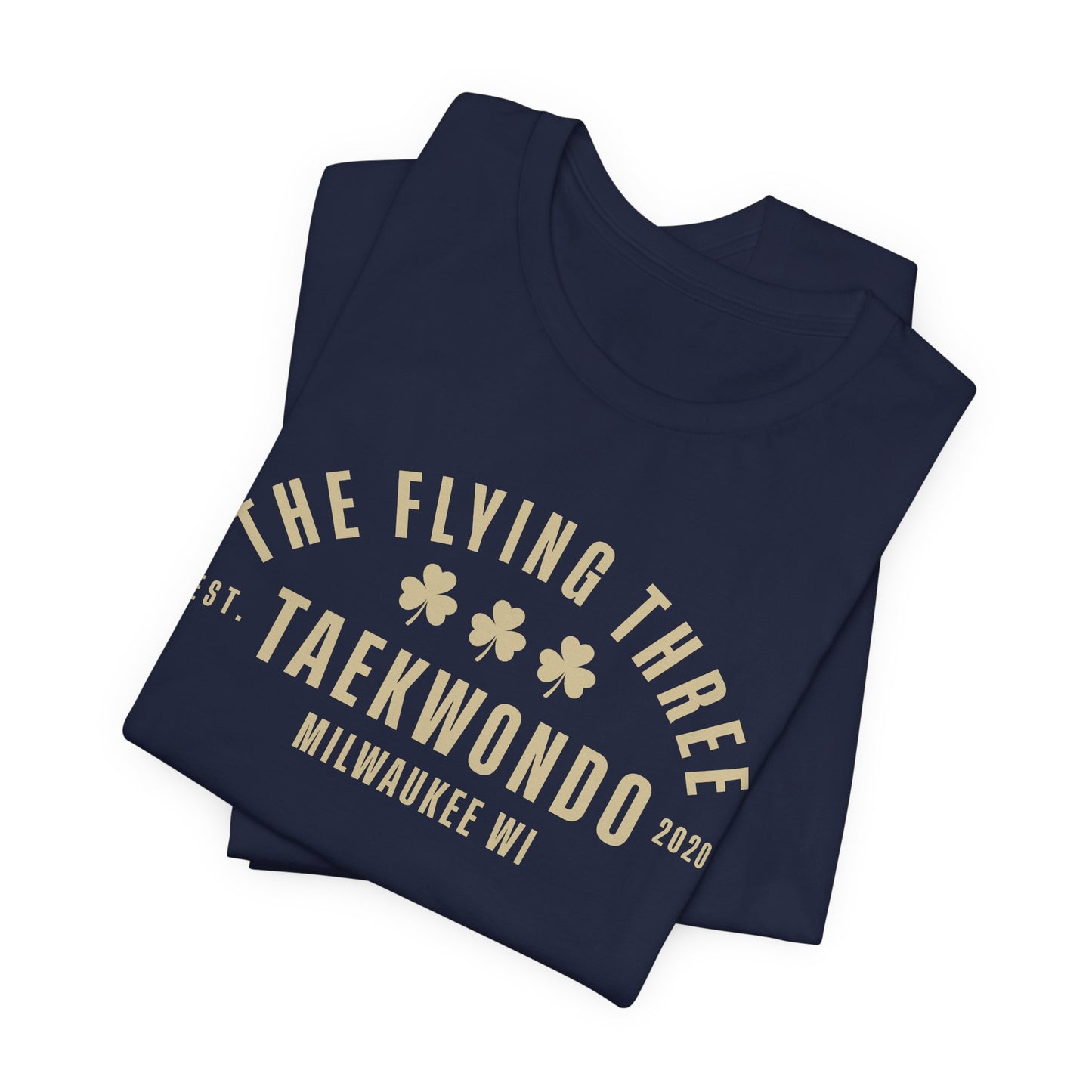Taekwondo Club T‑Shirt — "The Flying Three" Milwaukee Martial Arts Tee