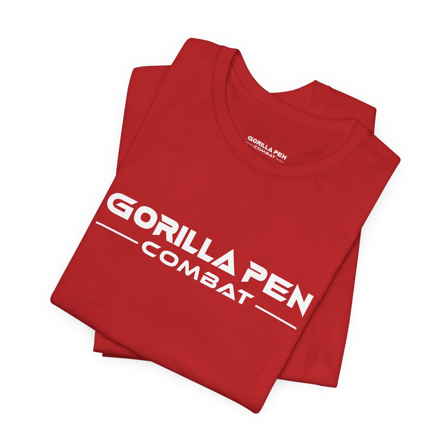 Gorilla Pen Combat Classic White Logo Tee