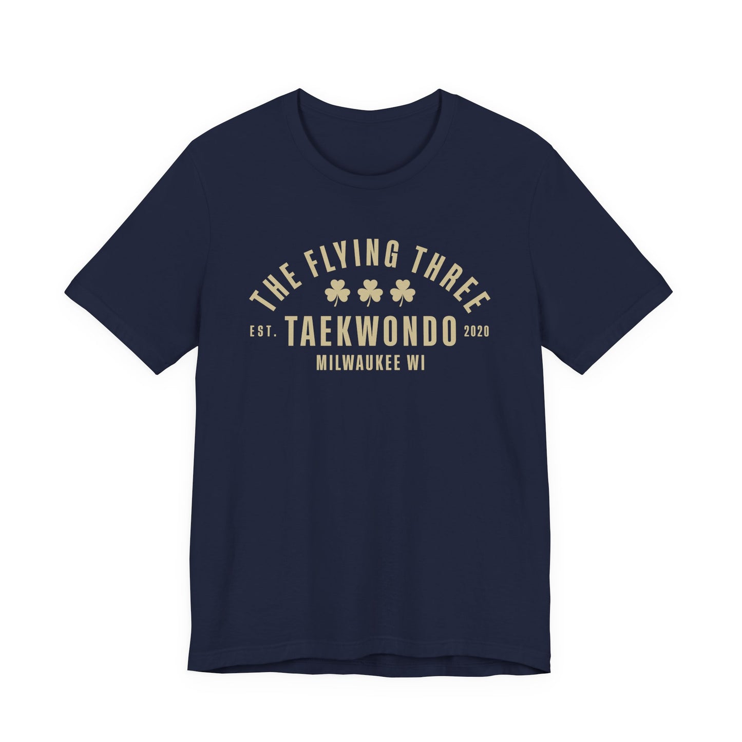 Taekwondo Club T‑Shirt — "The Flying Three" Milwaukee Martial Arts Tee