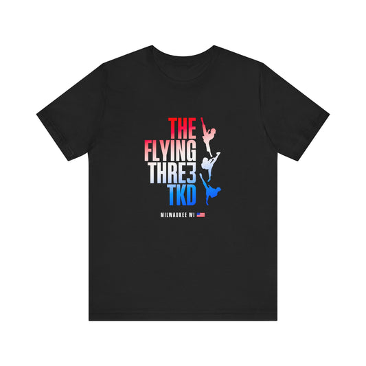 The Flying Three TKD Taekwondo World Championship Tee