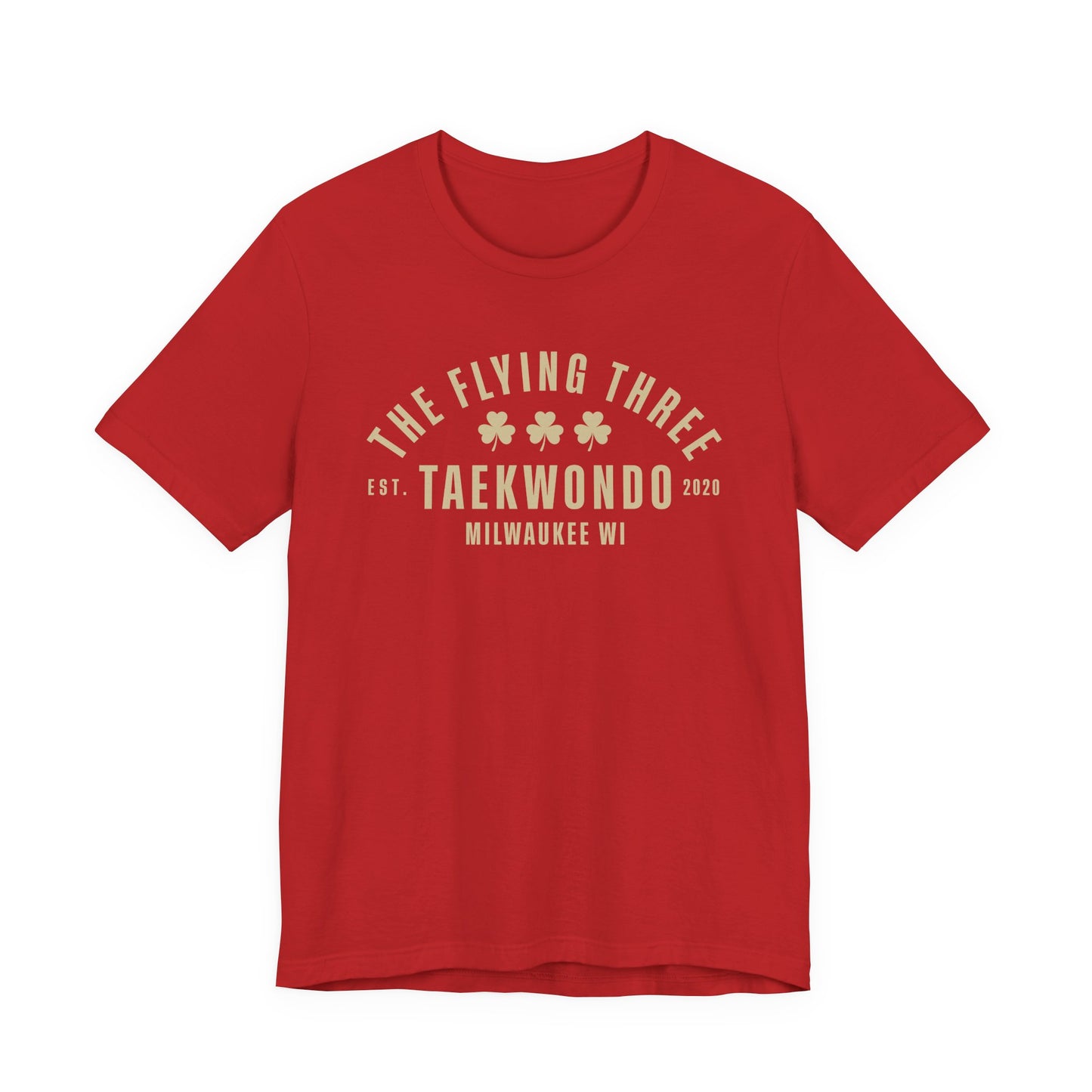 Taekwondo Club T‑Shirt — "The Flying Three" Milwaukee Martial Arts Tee