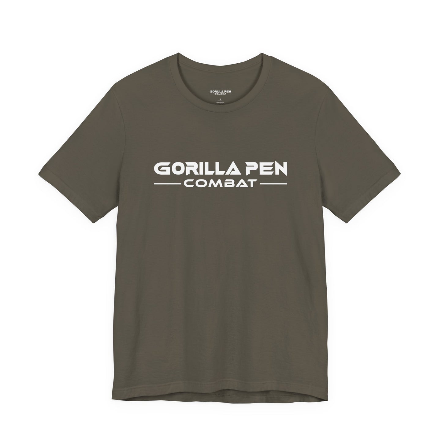 Gorilla Pen Combat Classic White Logo Tee