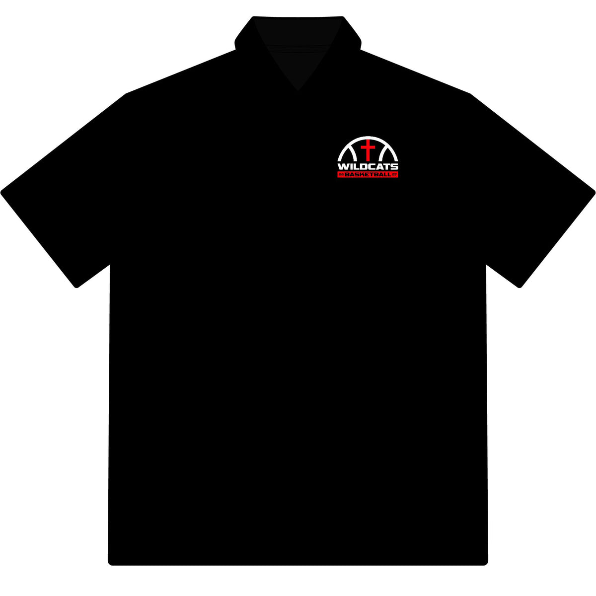 DM Wildcats Basketball Black Polo