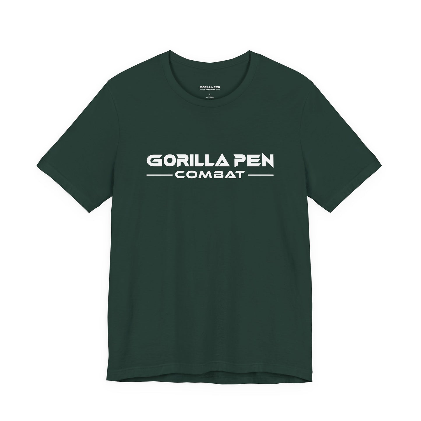 Gorilla Pen Combat Classic White Logo Tee