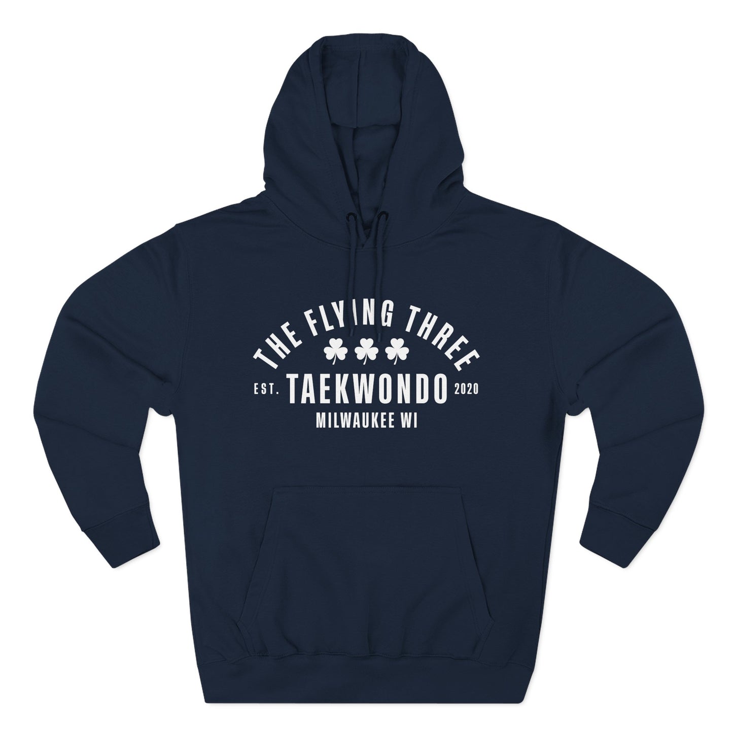 Taekwondo Club Hoodie — "The Flying Three" Milwaukee Fleece Hoodie