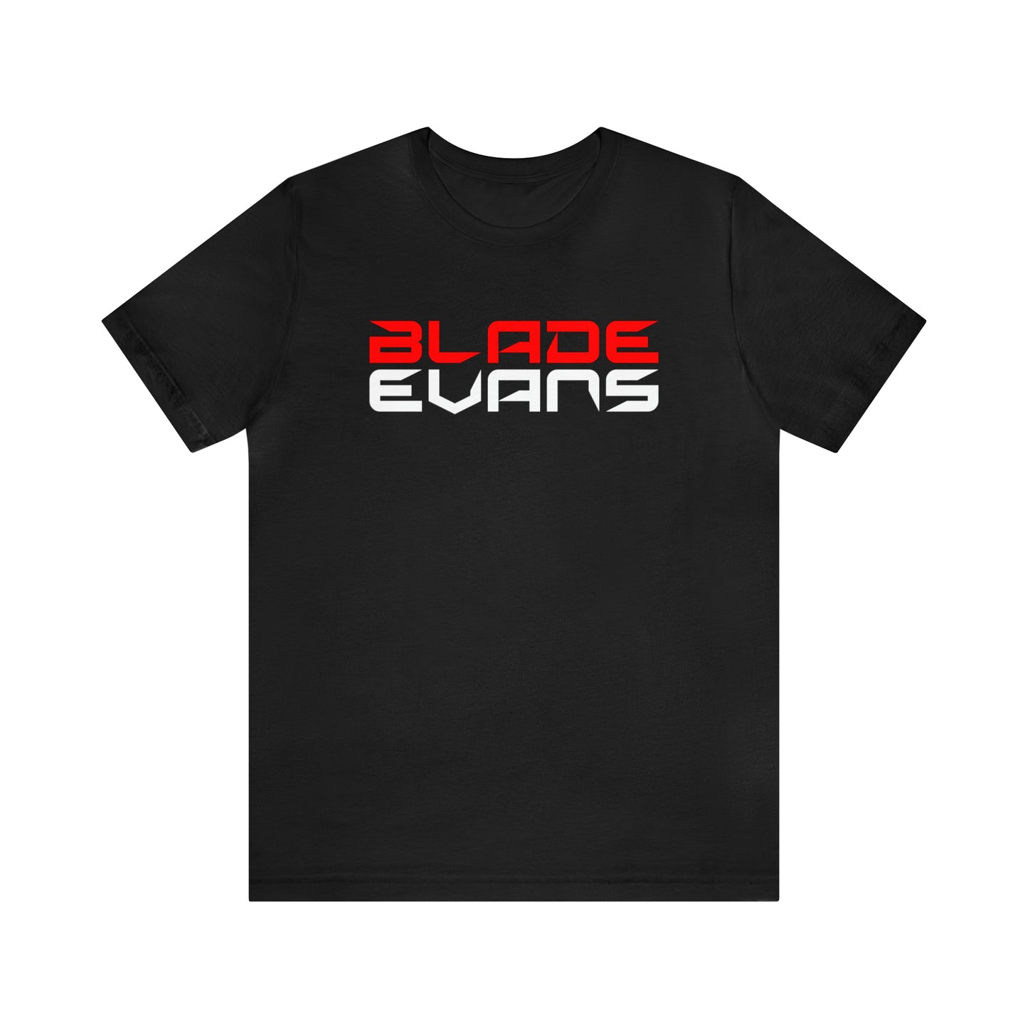 Brandon "Blade" Evans Black Fight Tee with Red/White Logo