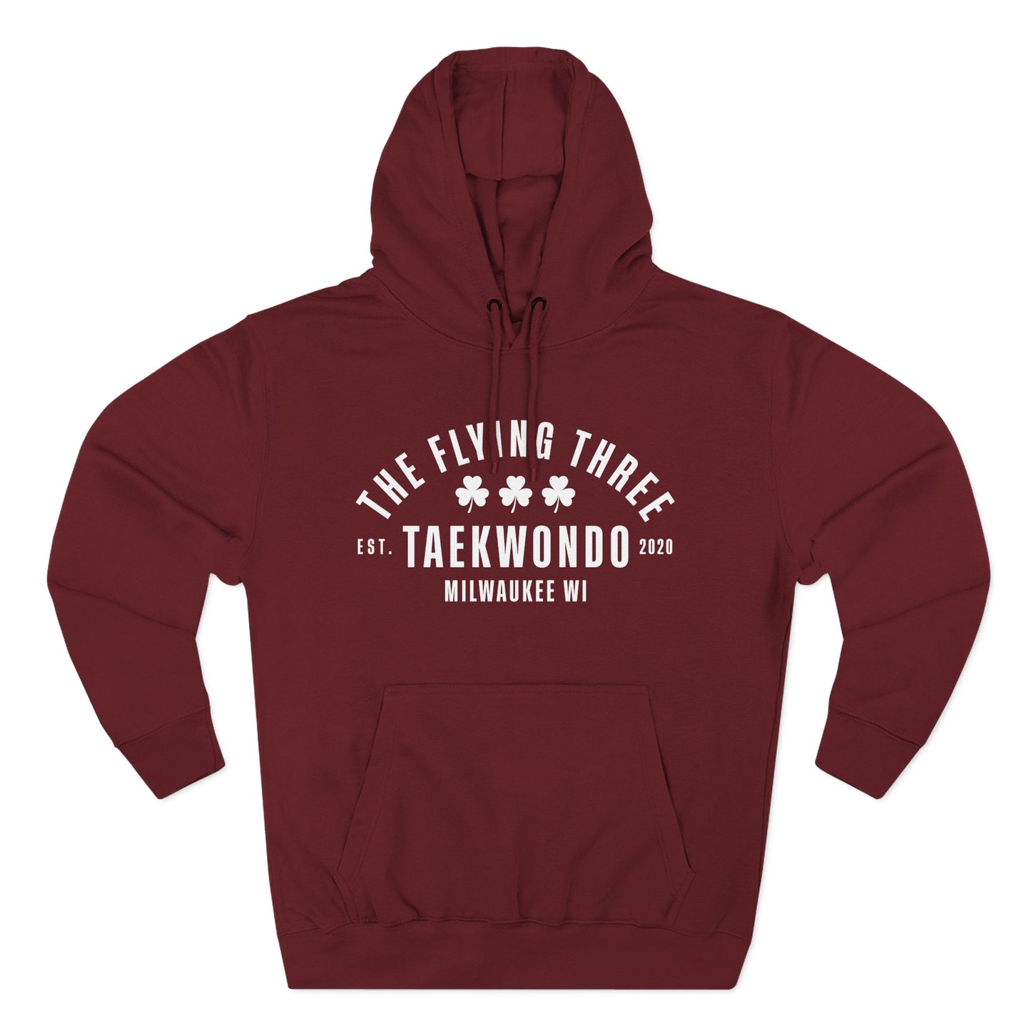 Taekwondo Club Hoodie — "The Flying Three" Milwaukee Fleece Hoodie