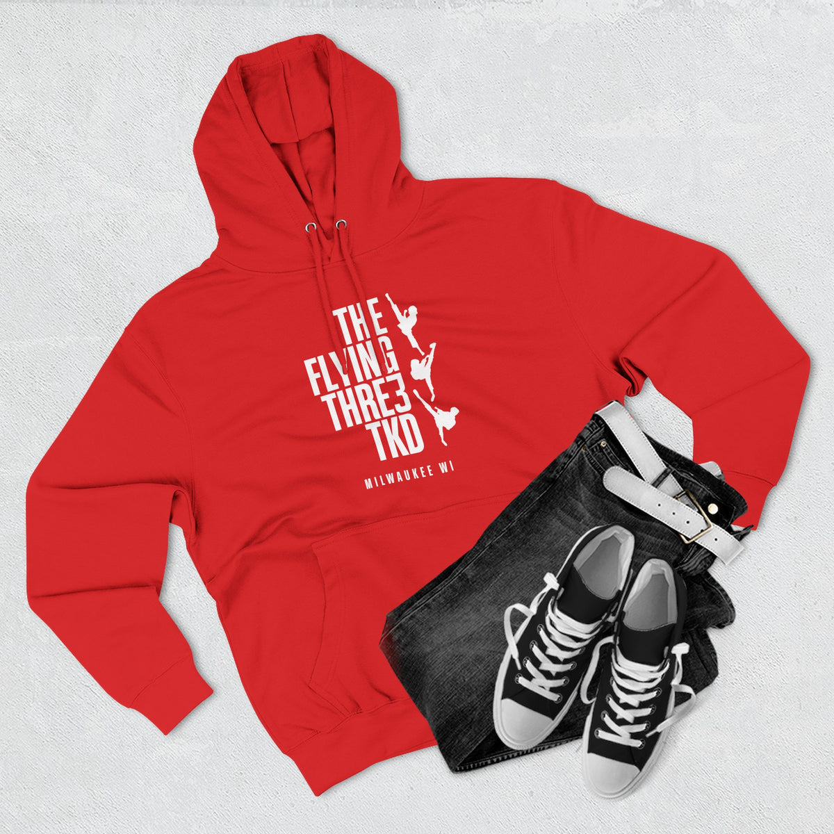 The Flying 3 Original Logo Hoodie