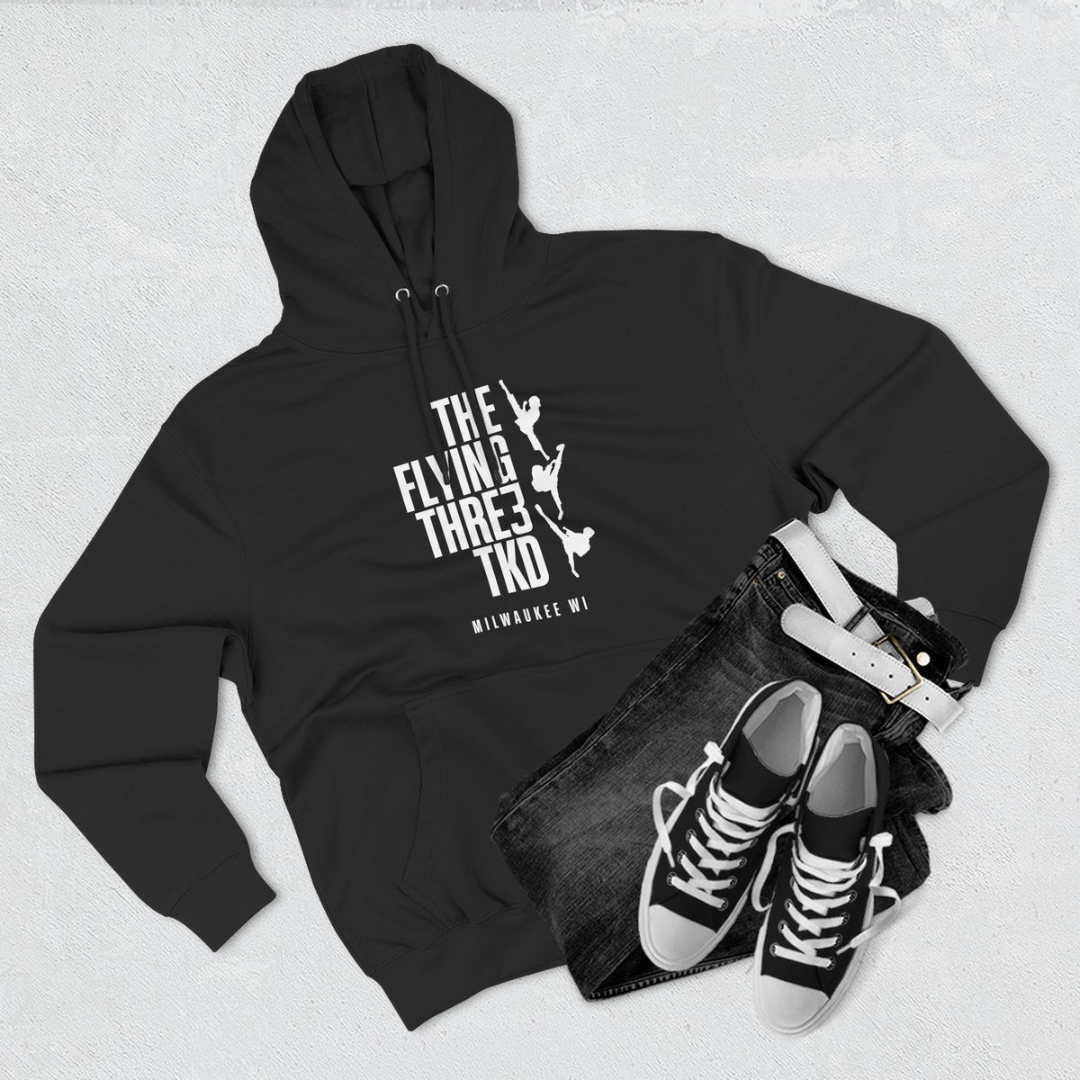 The Flying 3 Original Logo Hoodie