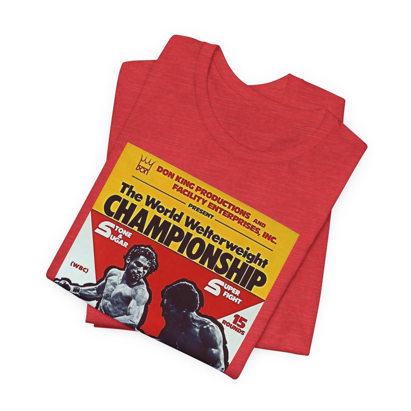 Roberto Duran Vs Sugar Ray Leonard Championship Poster T Shirt