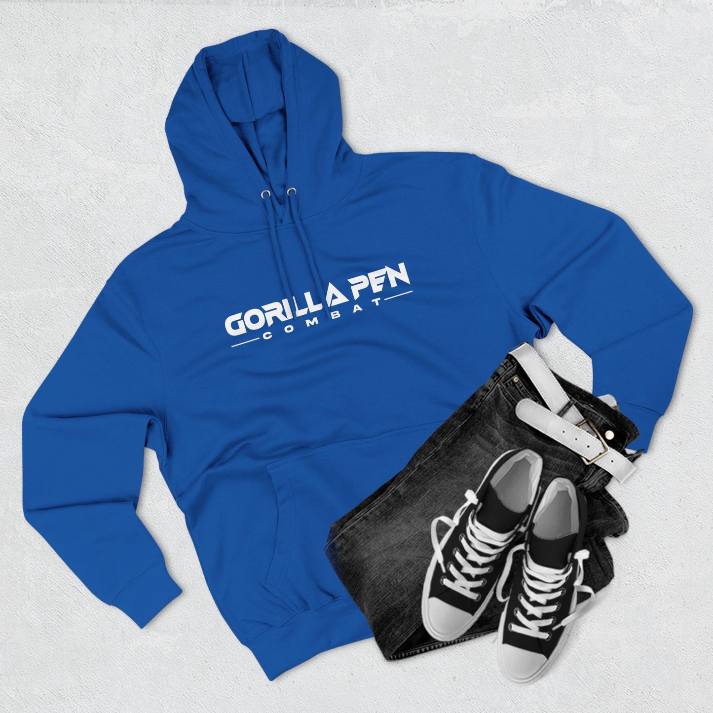 Gorilla Pen Combat Logo Three-Panel Fleece Hoodie