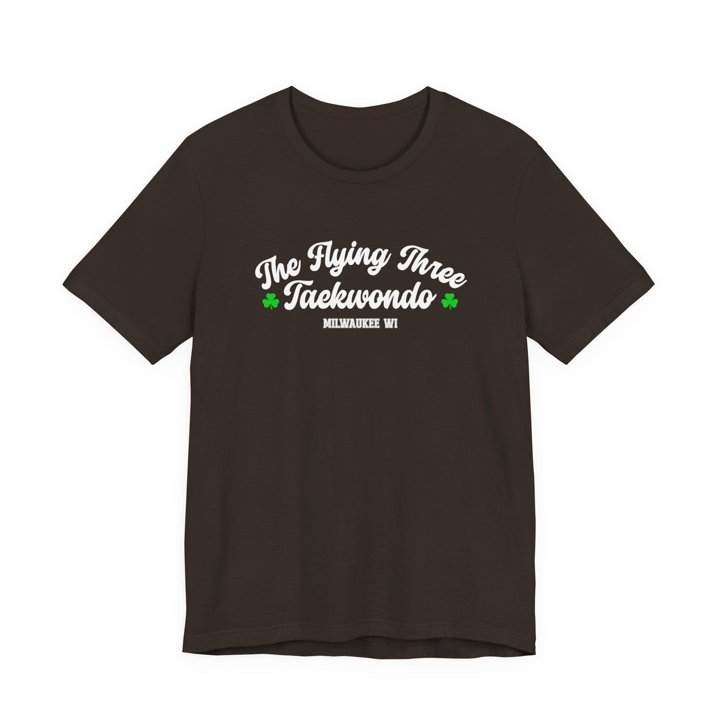 The Flying Three Taekwondo Tee Alternate Irish Logo