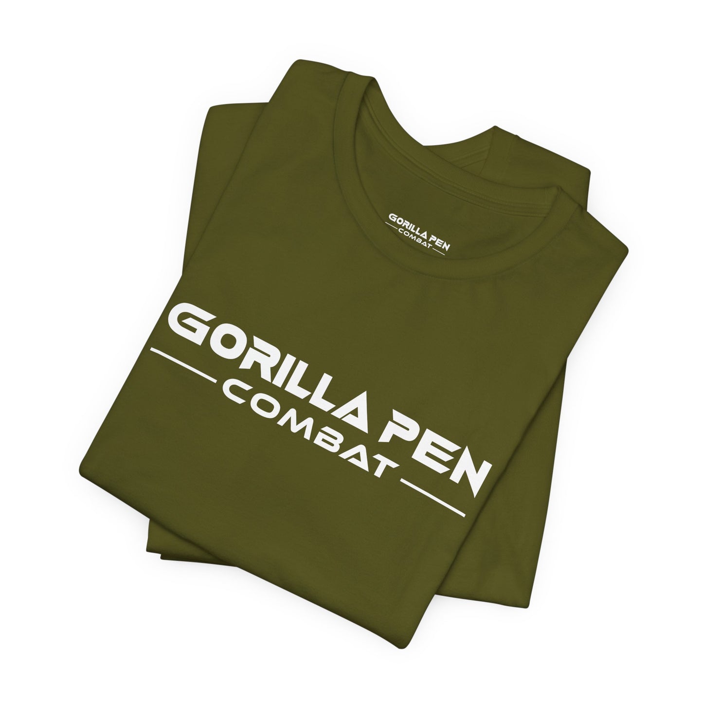Gorilla Pen Combat Classic White Logo Tee